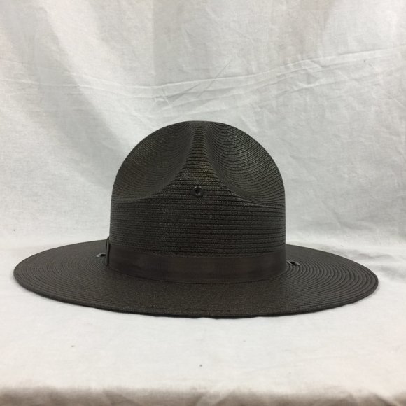 Stratton Hat Straw Brown 7 3/8  Trooper Police - Picture 14 of 14